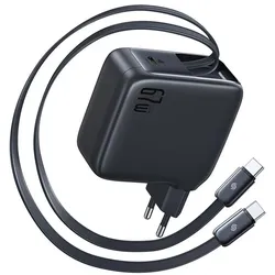 Baseus EnerCore CJ21 (67 W, 3 Ports), USB Ladegerät, Schwarz