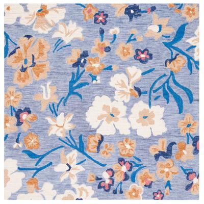 SAFAVIEH Handmade Jardin Brandy Floral Wool Rug