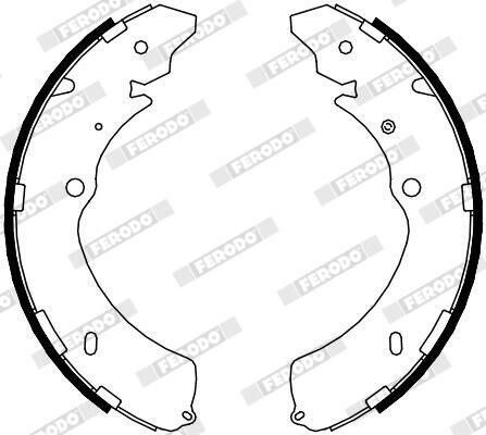 Ferodo Bremsbackensatz Fsb4090 Für Isuzu