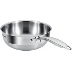 Arthur Martin Chef-Bratpfanne – – AM4490 – Ø 20 cm – Edelstahl 18/10, Pfanne + Kochtopf