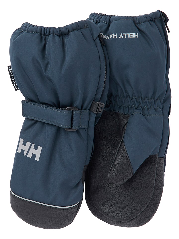 Helly Hansen Funktionsfäustlinge "Mitten" in Dunkelblau/ Schwarz - 128