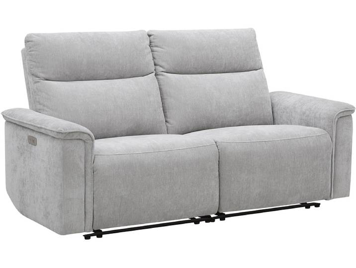 3er Sofa TREVISO Stoff grau