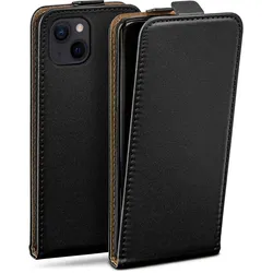 moex Flip Case iPhone 14 Klapphülle Leder Optik