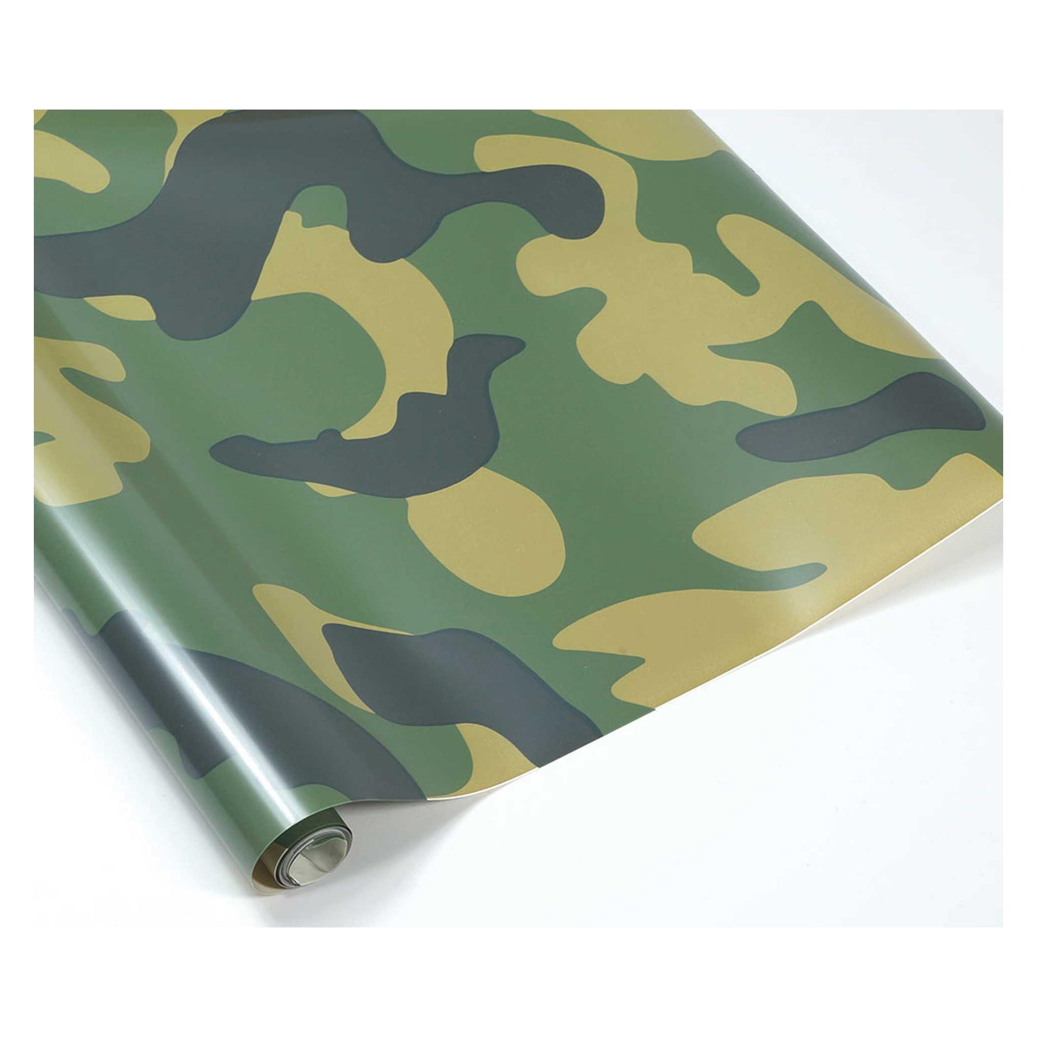 Planet-Hobby Bügelfolie Camouflage Grün 5 Meter (LS-MP-04-001-5m)