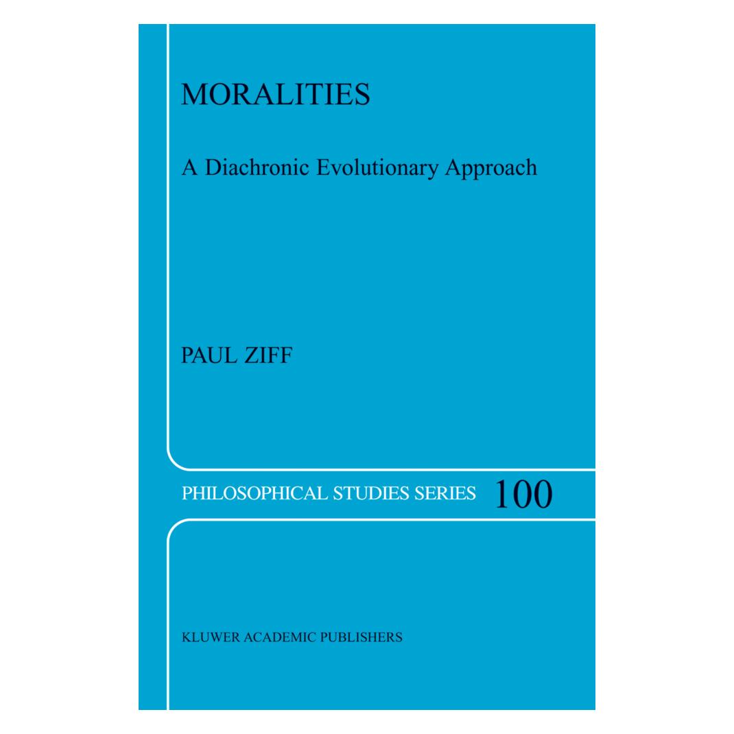 Springer Moralities (Englisch, Softcover, Paul Ziff) (55374619)