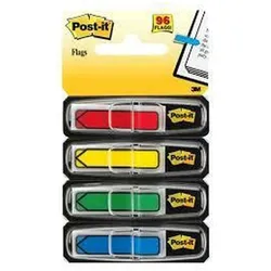 Post-it, Haftnotiz, Haftnotizen-Set Index Bunt 12 x 43,1 mm (6 Stück)