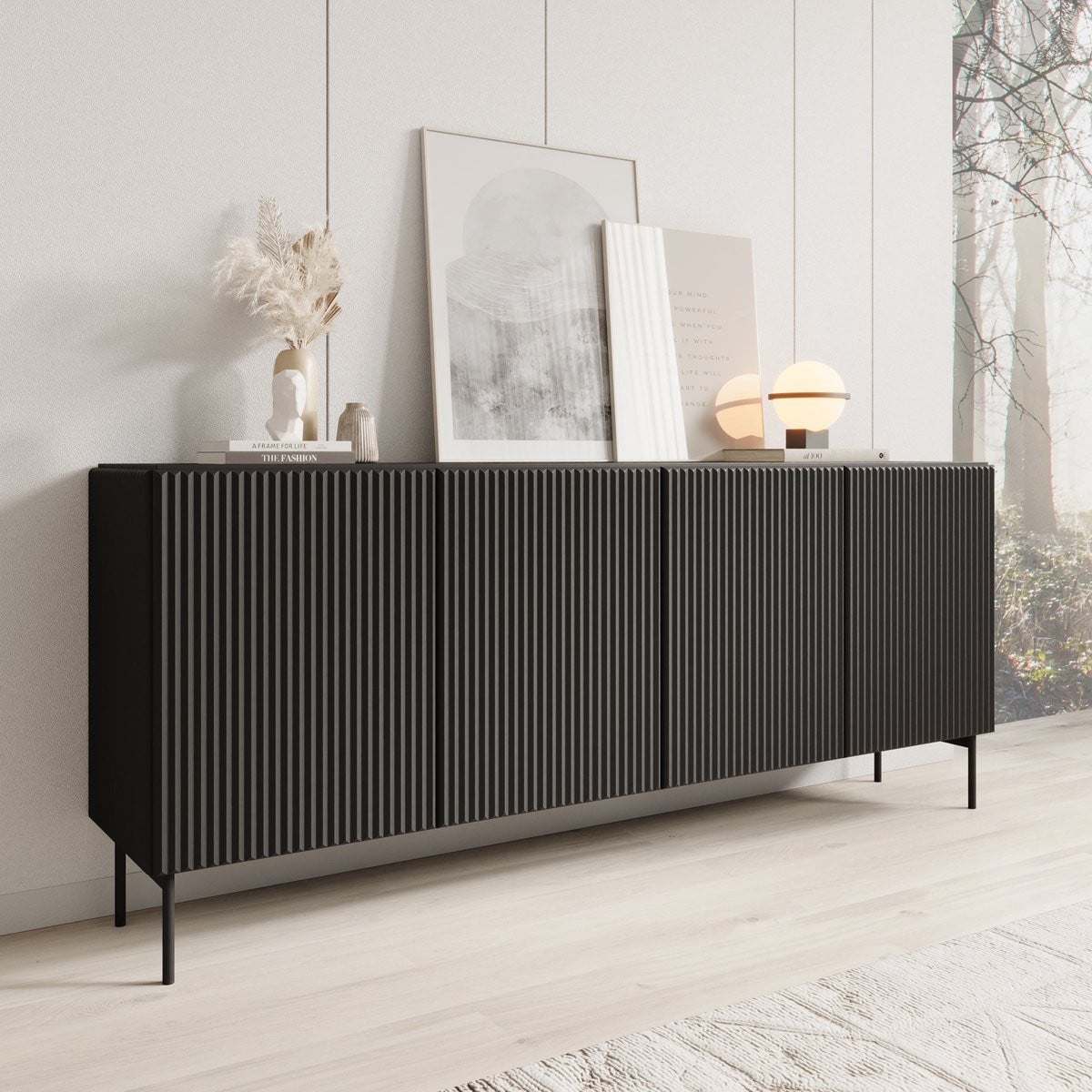 Meubella Marajo Dressoir Zwart
