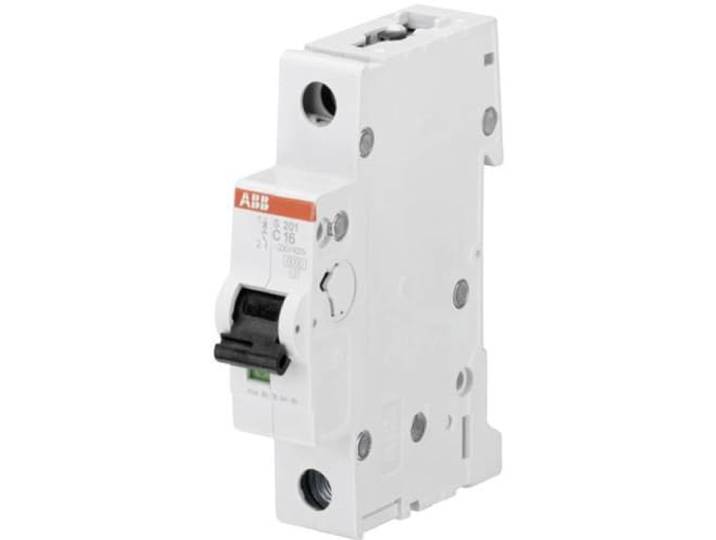 ABB s201-c2 Miniatuurstroomonderbreker c-type 1P stroomonderbreker — stroomonderbreker (230 — 400, 2 A, 17,5 mm, 69 mm, 88 mm, 125 g)