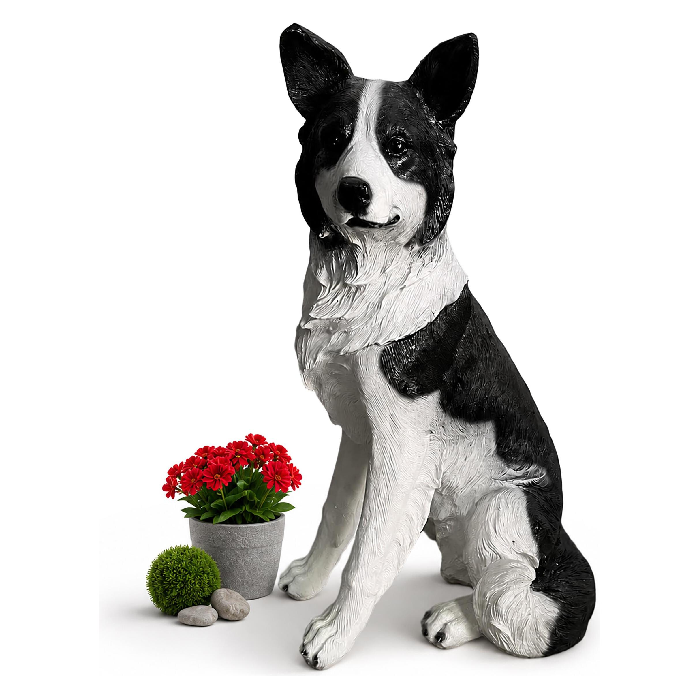 Relaxdays Hund-Gartenfigur (4052025823221)