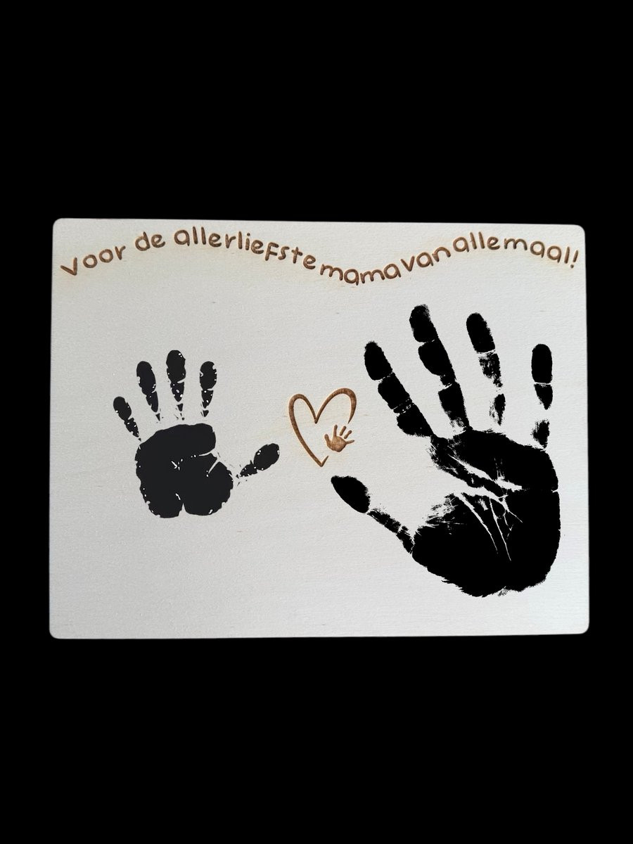 CNCCreative Vingerverf plankje voor kinderen