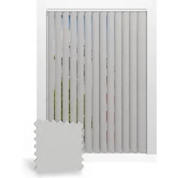Lamellenstoren nach Maß, Weiß 70106, 75 x 100 cm, Lamellenvorhang individuell maßangefertigt