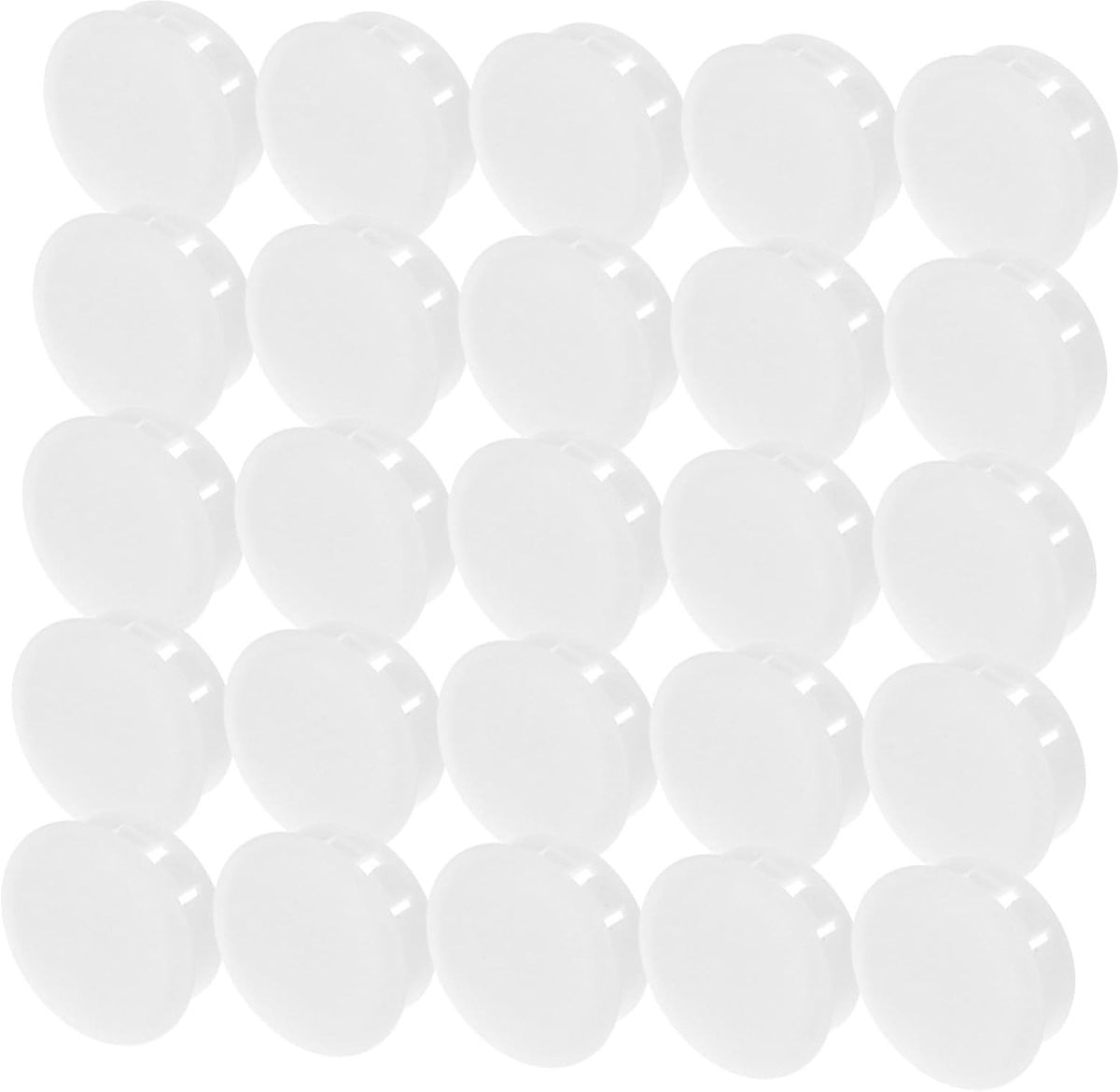 30 stuks Plastic Schroefdoppen Wit voor het afwerken van meubels