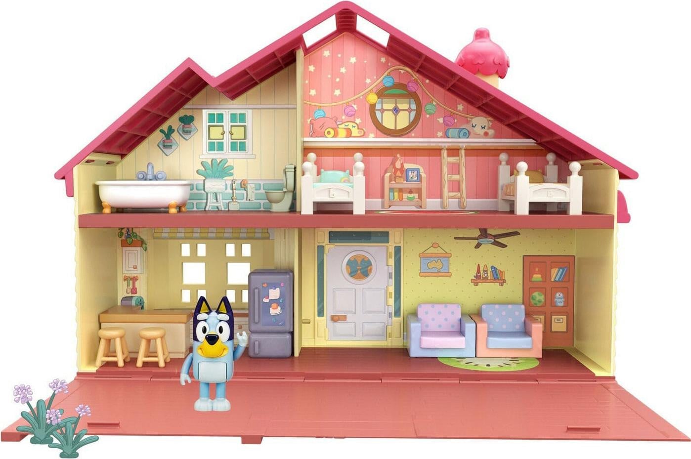 Moose Toys BLUEY Minihuis speelset met accessoires voor kinderen vanaf 3 jaar