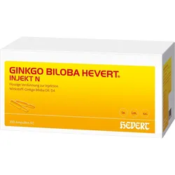 GINKGO BILOBA HEVERT injekt N Ampullen 100X2 ml