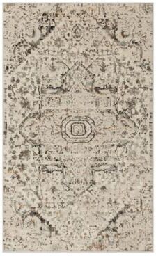 Mohawk Home Paris Floral Ornamental Medallion Woven Area Rug