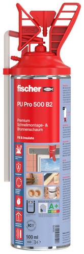 Fischer PU Pro 500 B2 Montageschaum Herstellerfarbe Beige 50426 500ml