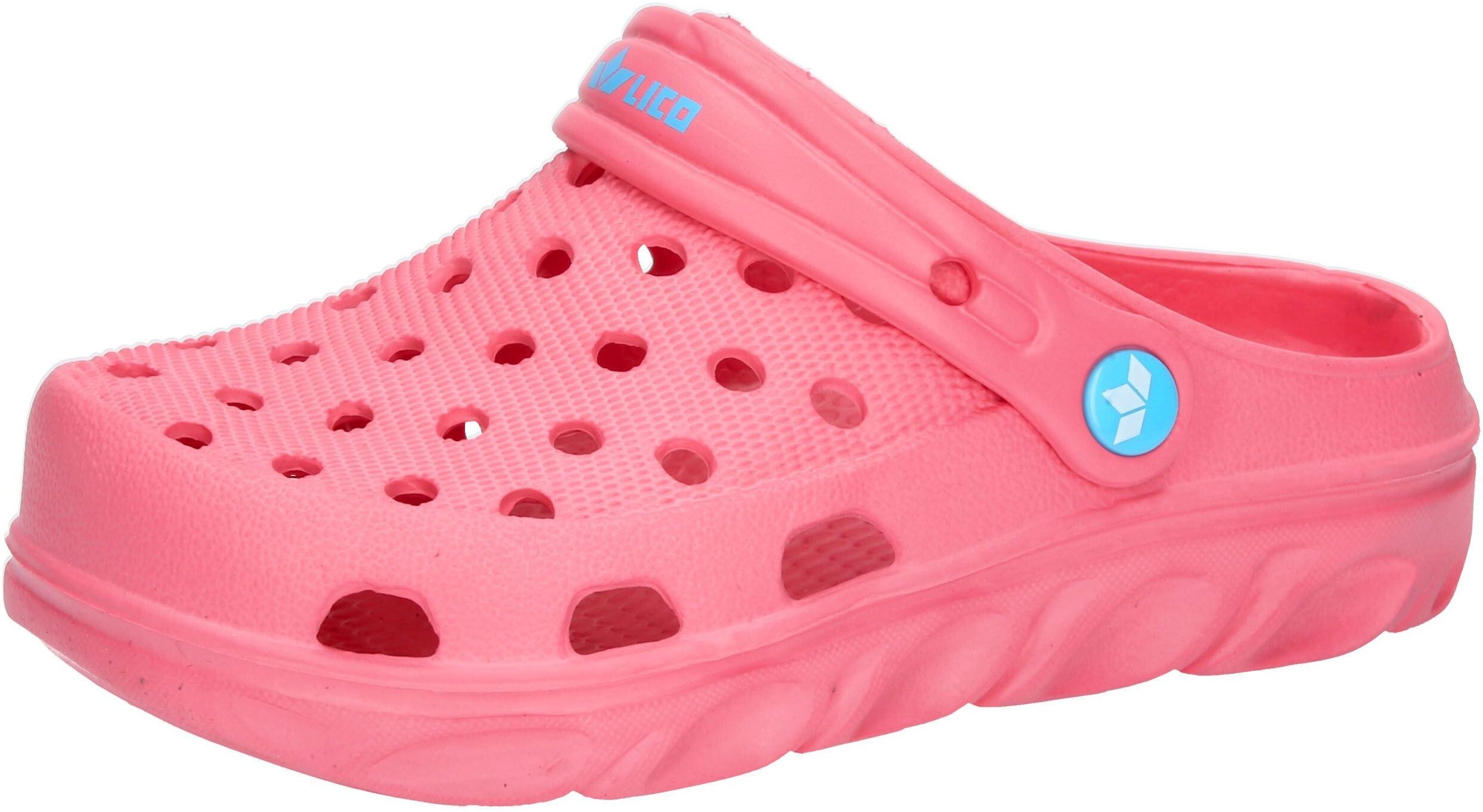 Badesandale LICO "Badesandale Manus", Mädchen, Gr. 25, rosa, Gummi, Schuhe Badesandale rosa 25