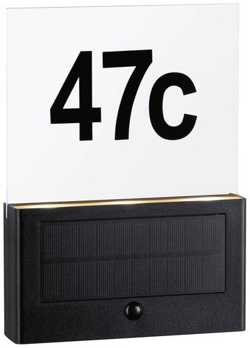 Paulmann 94725 Neda IP44 2200K Solar-Hausnummernleuchte 1W Anthrazit