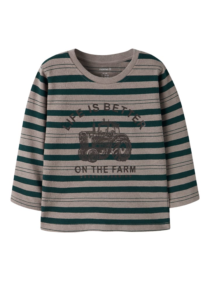 name it Longsleeve "Landon" in Hellbraun - 98