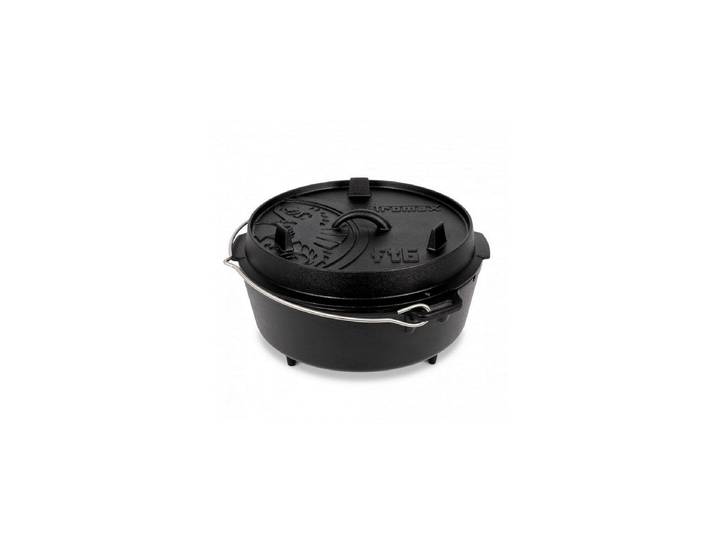 Grilltopf PETROMAX Dutch Ovens , schwarz, 5,7 l, Töpfe, Grilltopf