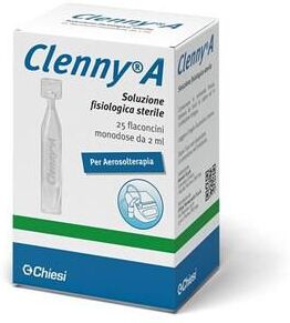 Clenny A Soluzione Fisiologica Sterile Per Aerosolterapia 25 Flaconcini Monodose 2 ml