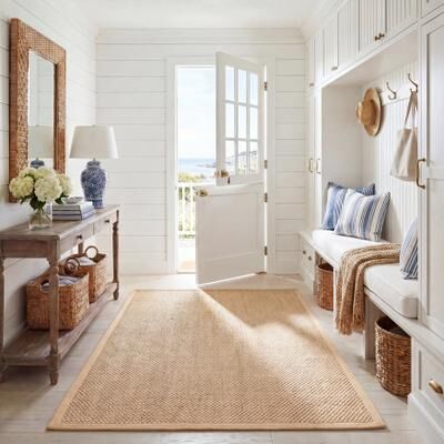 SAFAVIEH Natural Fiber Jenney Sisal Border Rug