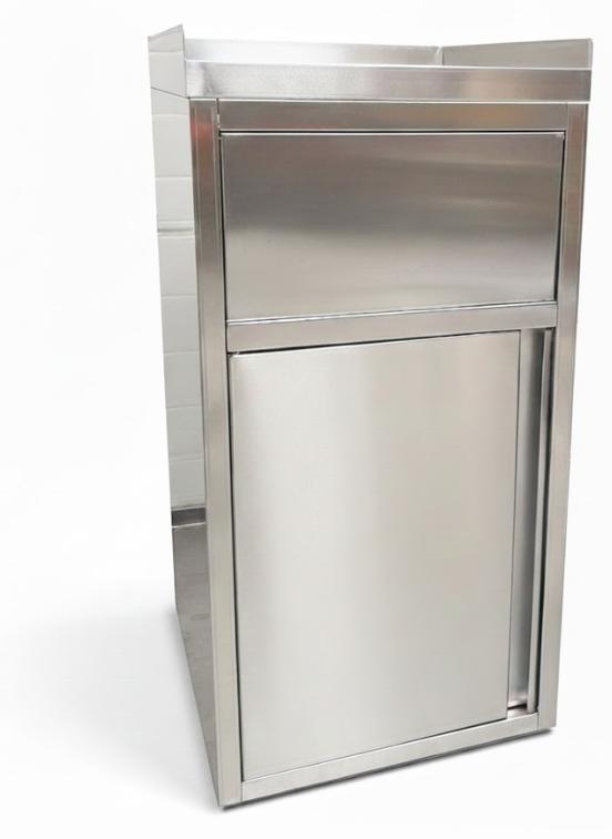 Edelstahl-Snackbehälter mit Kunststoffinnenbehälter (560x530x1230 mm) - PREMIUM - GOLDINOX