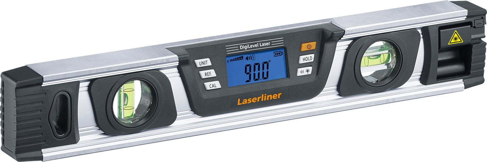 Laserliner DigiLevel Laser G40 Laserwaterpas, Grijs, 0,4 m, 0,5 mm, LCD-display