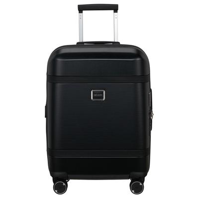 Hartschalen-Trolley SAMSONITE "IMAGE, verschiedene Größen und Farben", Gr. B/H/T: 40cm x 55cm x 20cm 38 l, schwarz, Polycarbonat, Polyurethan, Koffer, mit Volumenerweiterung, mit flexibler Trennwand