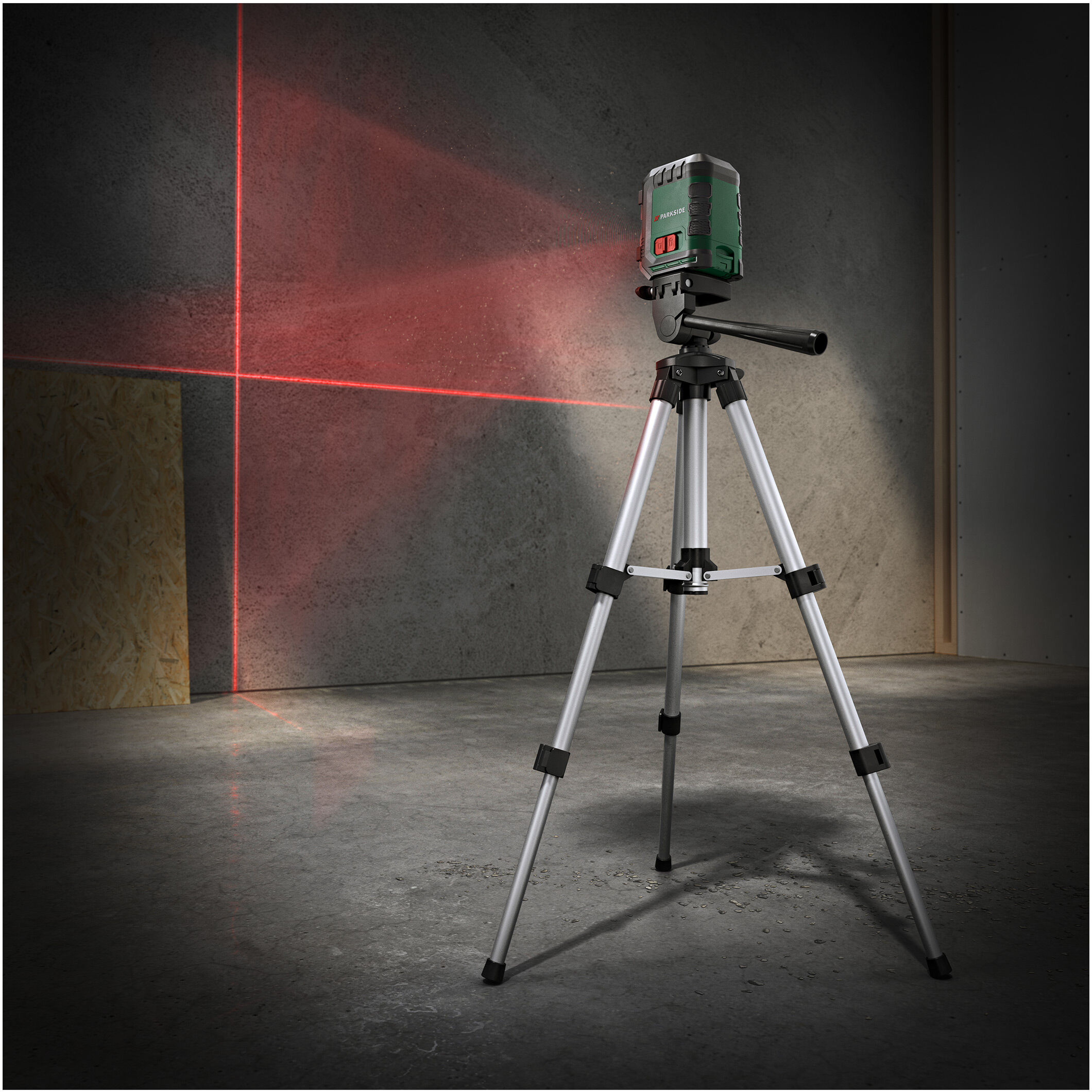 PARKSIDE® Kreuzlinienlaser »PKLL 10 B4«, mit Stativ