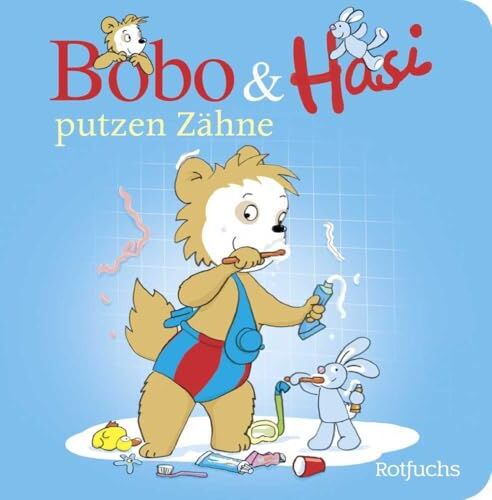 Dorothée Böhlke - Bobo & Hasi putzen Zähne: Pappbilderbuch übers Zähne putzen für Babys und Kleinkinder (Bobo Siebenschläfer: Bobo & Hasi Pappbilderbücher ab 12 Monate, Band 12) - Preis vom 14.10.2026 23:07:16 h