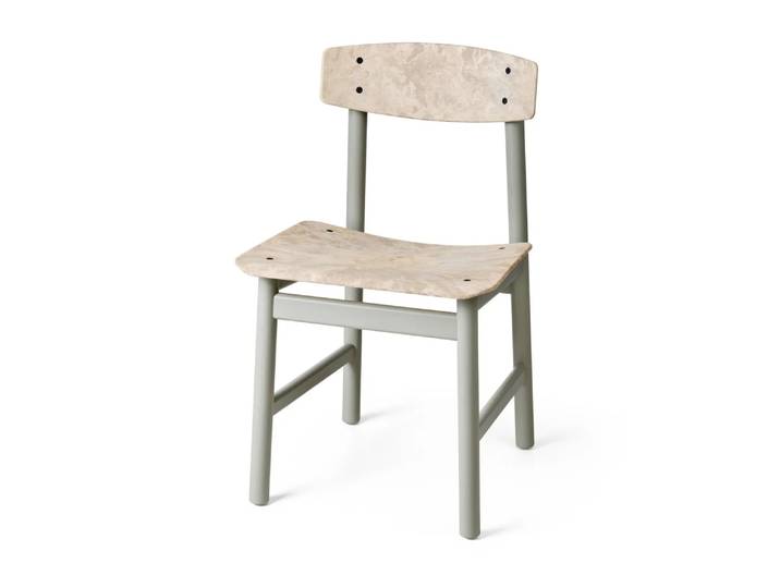 Mater Chaise Conscious BM3162 Hêtre gris-bois gris usé