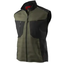 Thermoweste "1819-565" BPlus Green - M - oliv/schwarz