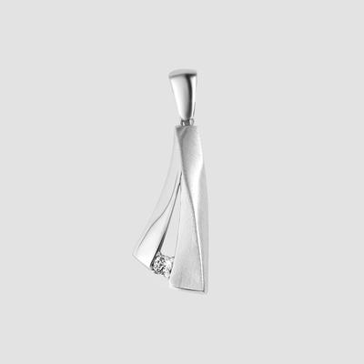 Kettenanhänger ADELIA´S "Anhänger aus 925 Silber mit Zirkonia", silber, Schmuckanhänger, Damen, Silber 925 (Sterlingsilber), Kettenanhänger, Ideal als Geschenk zum Geburtstag