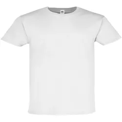 KIDS ICONIC 195 T | T-Shirt für Kinder – 100 % Baumwolle, Classic Fit, Unisex, Rundhals, Bequemes Basic Shirt für Alltag, Schule & Freizeit, weiß, 164