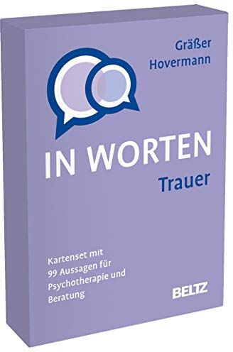 Melanie Gräßer - Trauer in Worten: Kartenset mit 99 Aussagen für Psychotherapie und Beratung. Mit 8-seitigem Booklet im Stülpkarton, Kartenformat 5,9 x 9,2 cm. (Beltz Therapiekarten) - Preis vom 19.10.2026 19:33:35 h