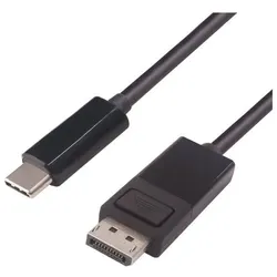 Aten PremiumCord USB-C - DisplayPort, 4K@ (2 m), Videokabel, Schwarz