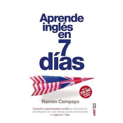 Aprende inglés en 7 días, Taschenbuch von Ramón Campayo Martínez, Editorial Edaf, S.L., 978-84-414-1946-9