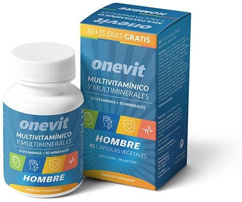 Onevit Multivitaminico Hombre 45Caps Vegetales