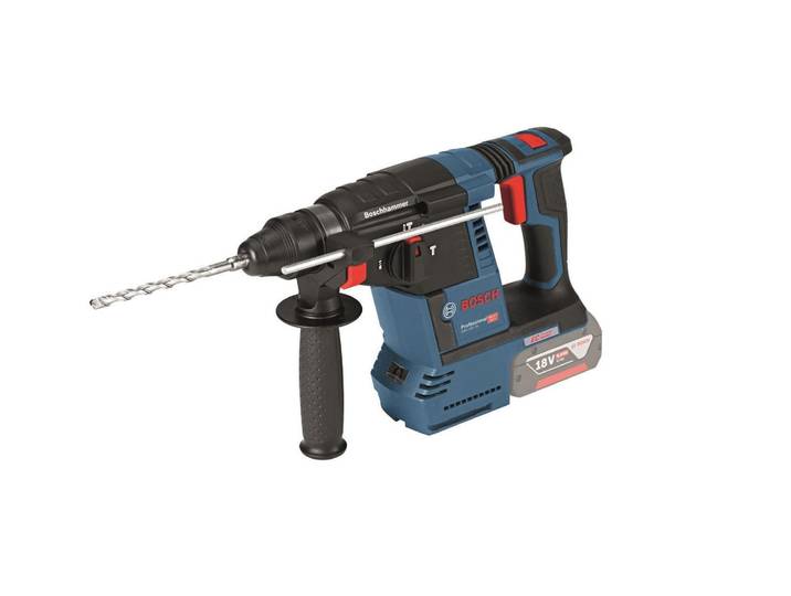 Akku-Bohrhammer BOSCH PROFESSIONAL GBH 18V-26 Solo , blau, Bohrmaschinen, Akku-Bohrhammer