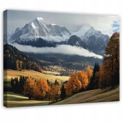LEINWANDBILD Gebirge Natur Braun 60x40 cm