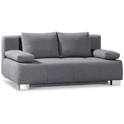 Schlafsofa Atina Stoff Grau