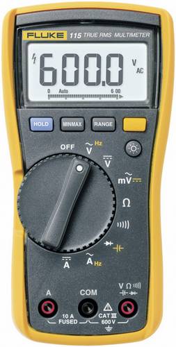 Fluke 115 Hand-Multimeter kalibriert (ISO) digital CAT III 600V Anzeige (Counts): 6000