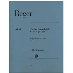 Klarinettenquintett A-dur op. 146, Fachbücher von Max Reger