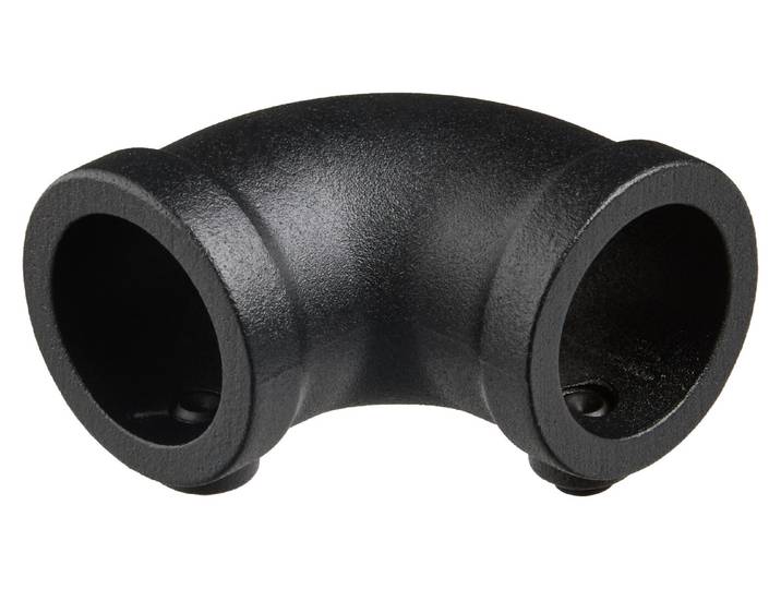 Eckstück Industrial Home Ø25mm Schwarz