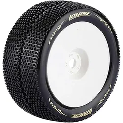 Louise T-Turbo Reifen soft auf Felge weiss 17mm (2)
