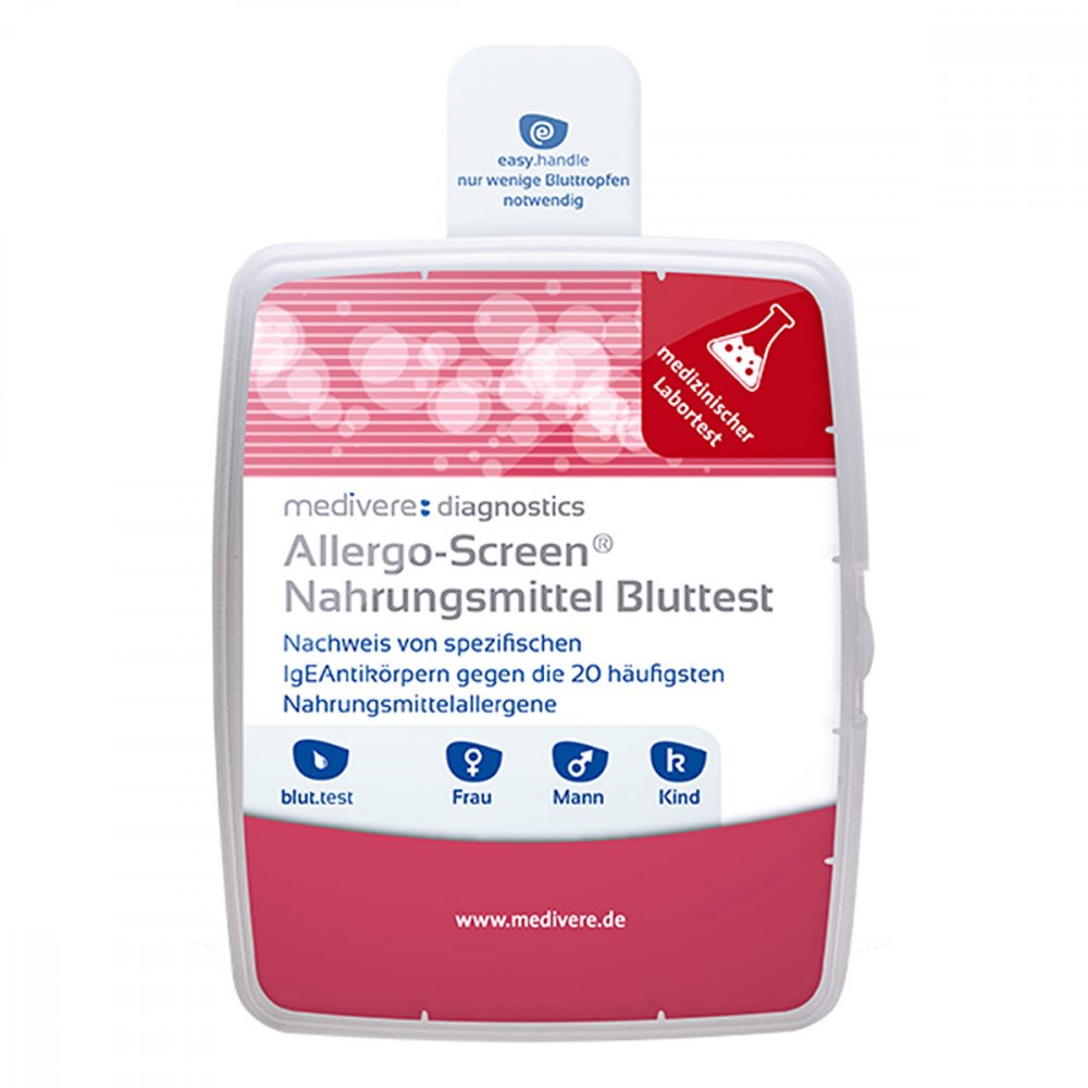 Medivere GmbH Allergo Screen Bluttest Nahrungsmittel 09541447