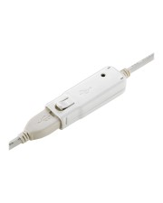 ROTRONIC-SECOMP Roline USB-Verlängerungskabel USB W bis M 2.0 12 m weiß (12.04.1086)
