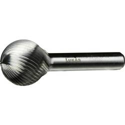 LUKAS-ERZETT A10032020803 Fräser Hartmetall Kugel 20 mm Länge 20 mm Schaftdurchmesser 8 mm