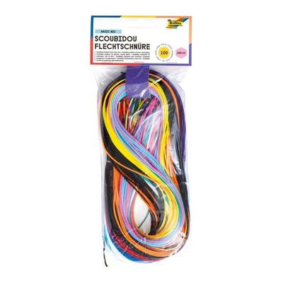 Folia - Scoubidous opak/transparent 100 Stück